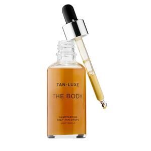 $60 NWT Tax-Luxe The Body Illuminating Self Tan Drops 50ml/1.69fl oz Medium Dark